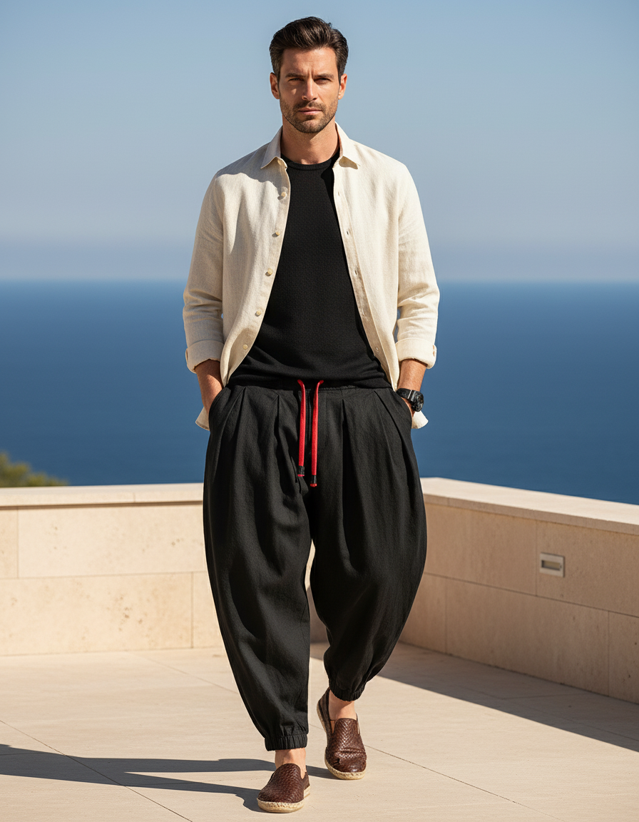 Pantalon Jogger Lin Homme - Noir