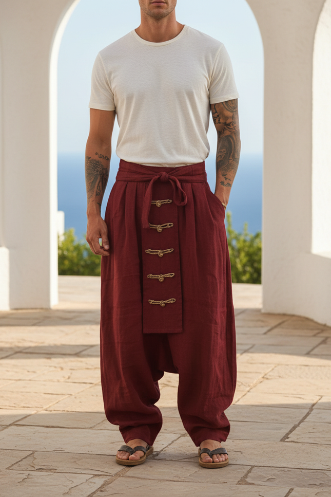 Pantalon Yoga Lin - Bordeaux