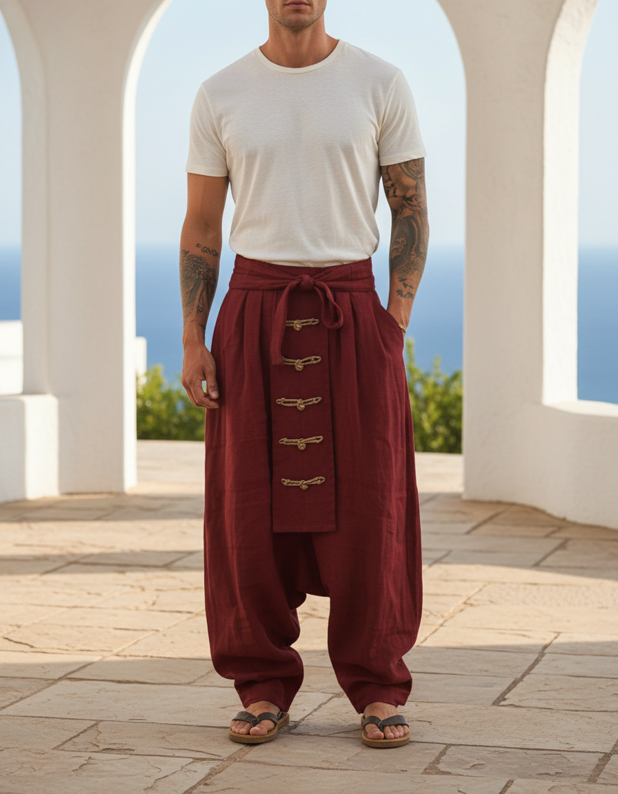 Pantalon Yoga Lin - Bordeaux