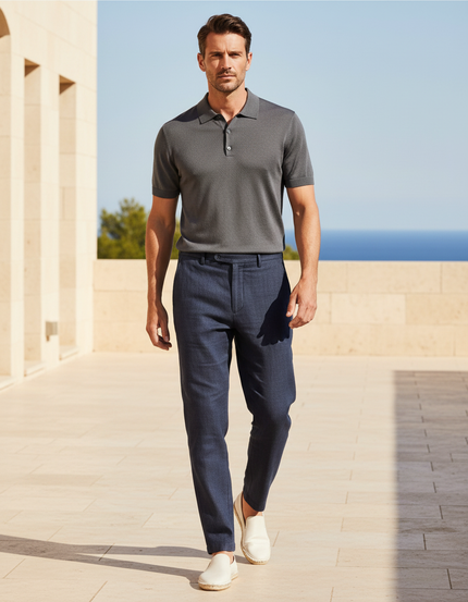 Pantalon Été Lin - Marine
