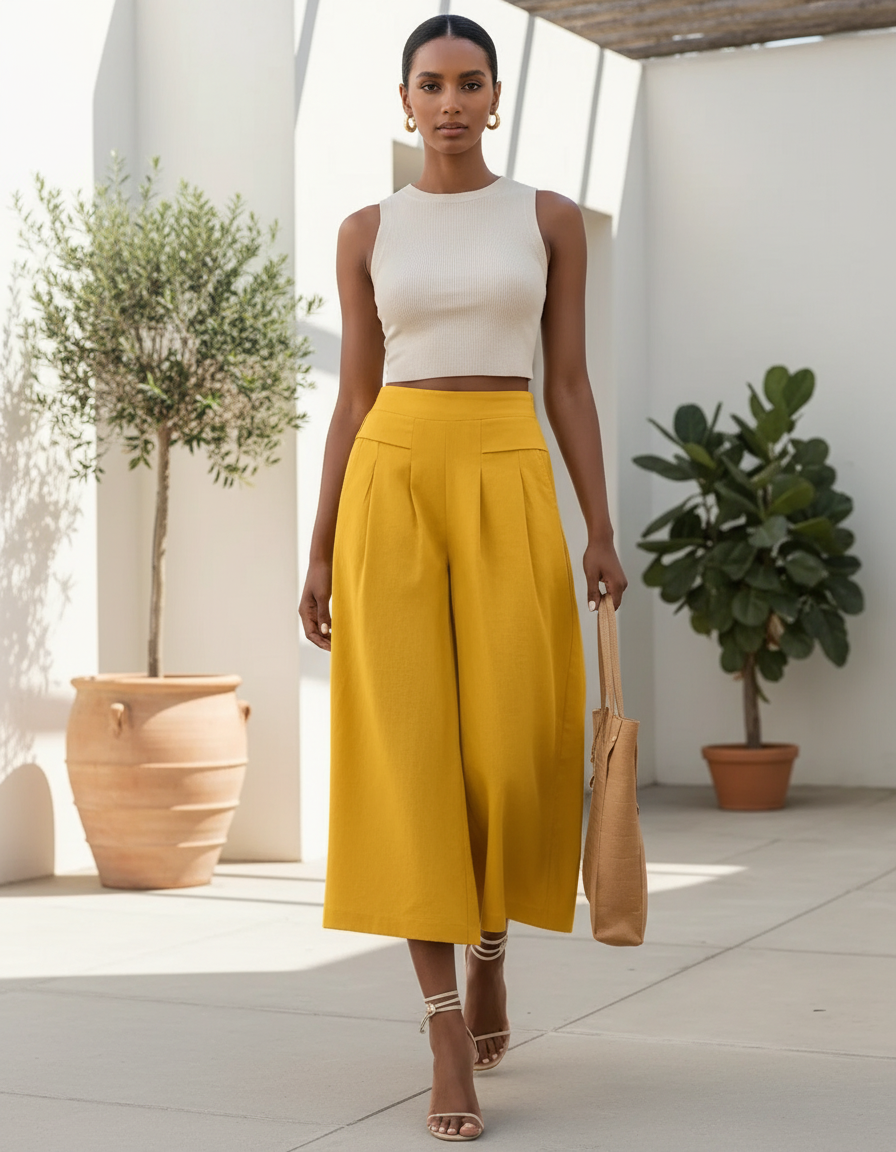 Pantalon Jaune Lin