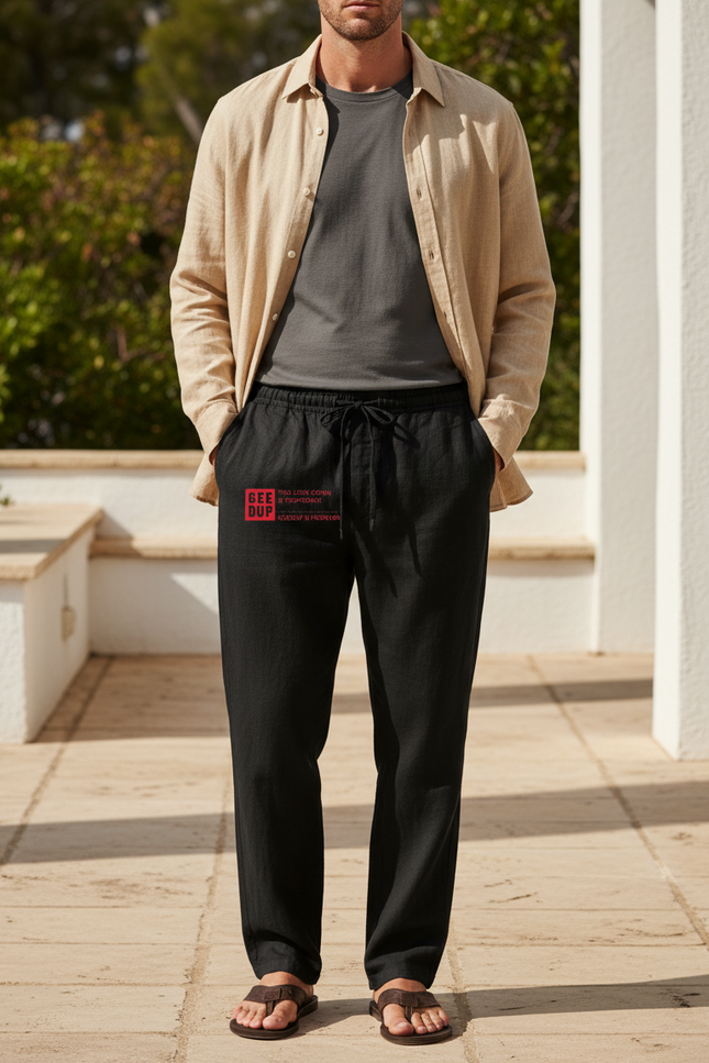 Pantalon Lin Ete - Noir