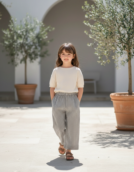 Pantalon Lin Raye - Imprimé