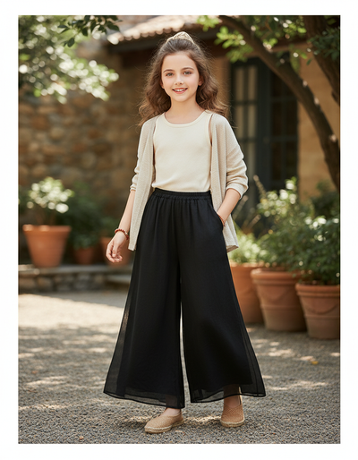 Pantalon En Lin 7/8