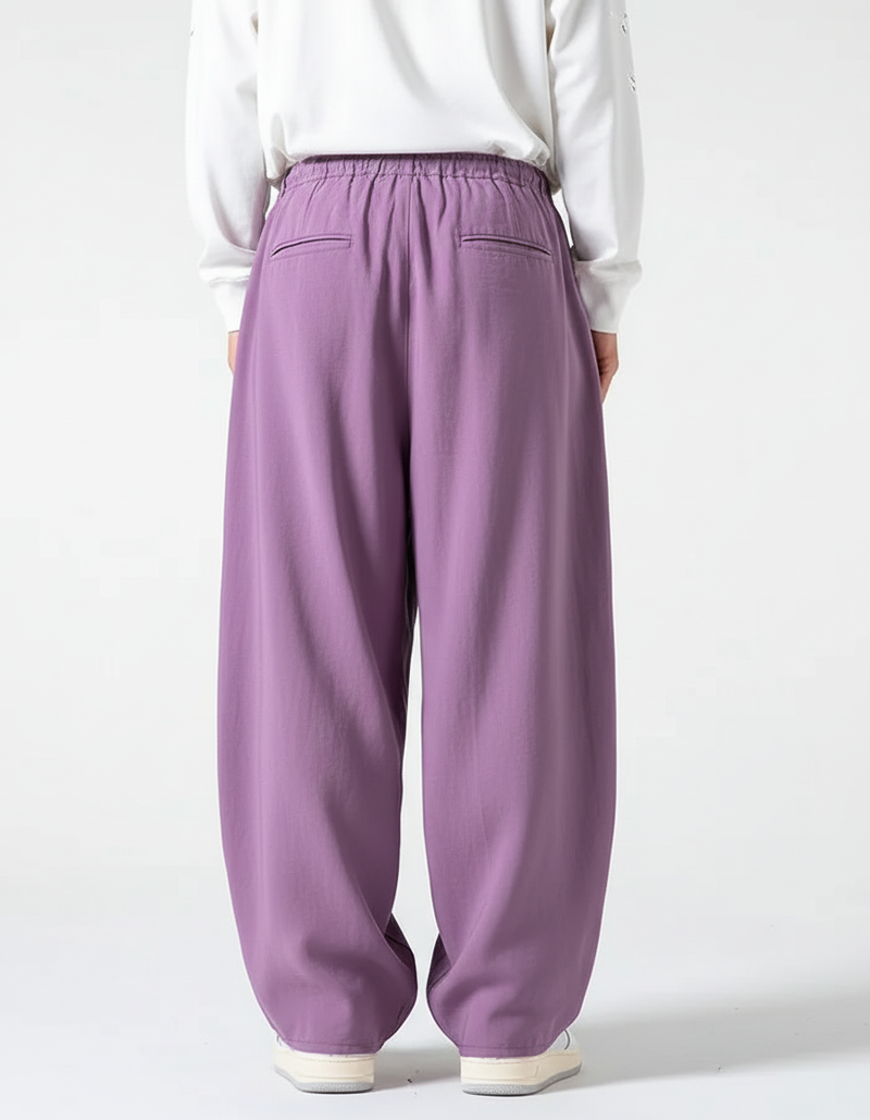 Pantalon En Lin Femme