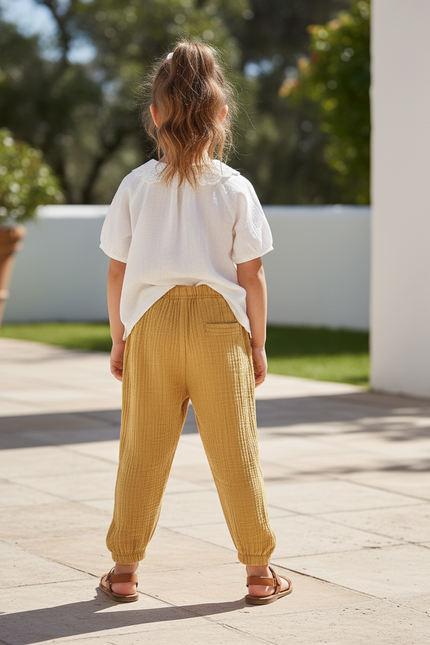Pantalon Jogging Lin - Jaune - vue 2