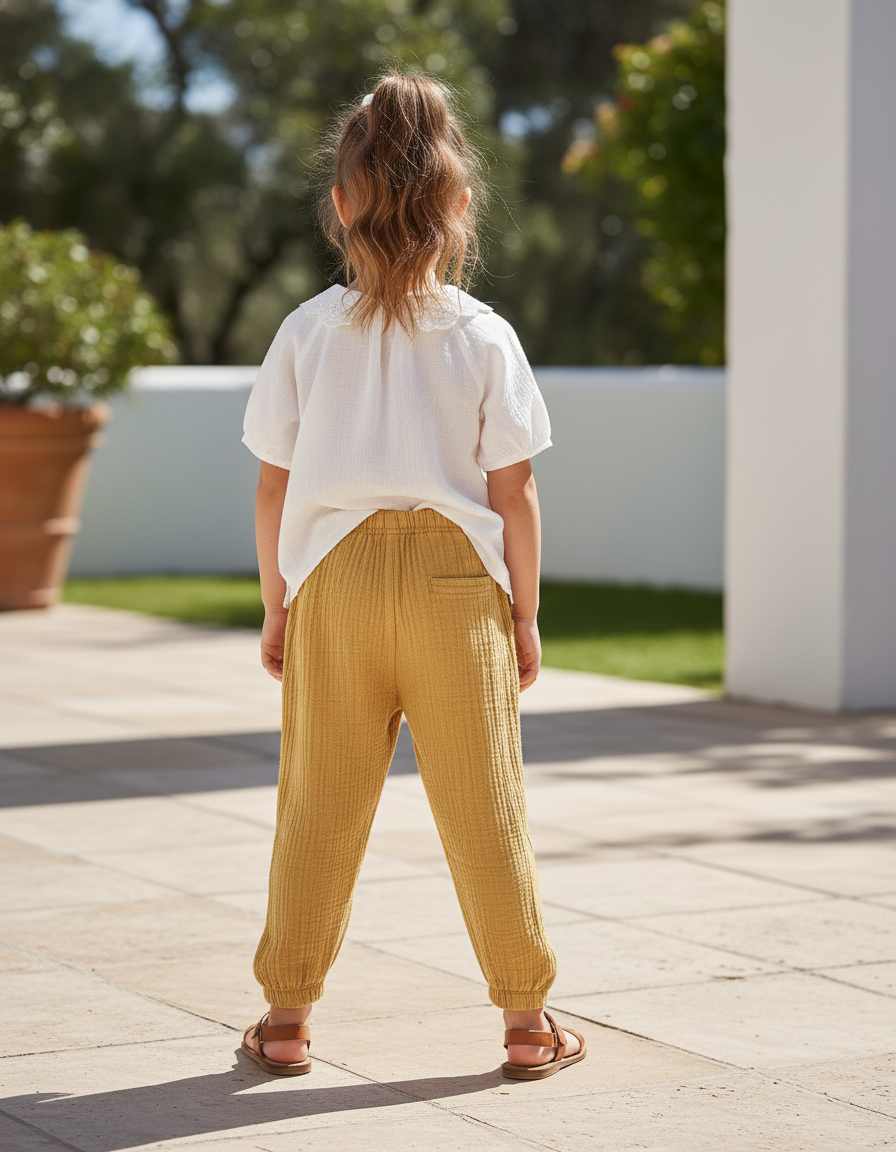 Pantalon Jogging Lin - Jaune - vue 2