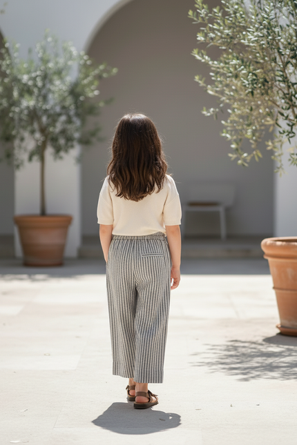 Pantalon Lin Raye - Imprimé - vue 2