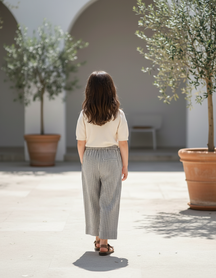Pantalon Lin Raye - Imprimé - vue 2