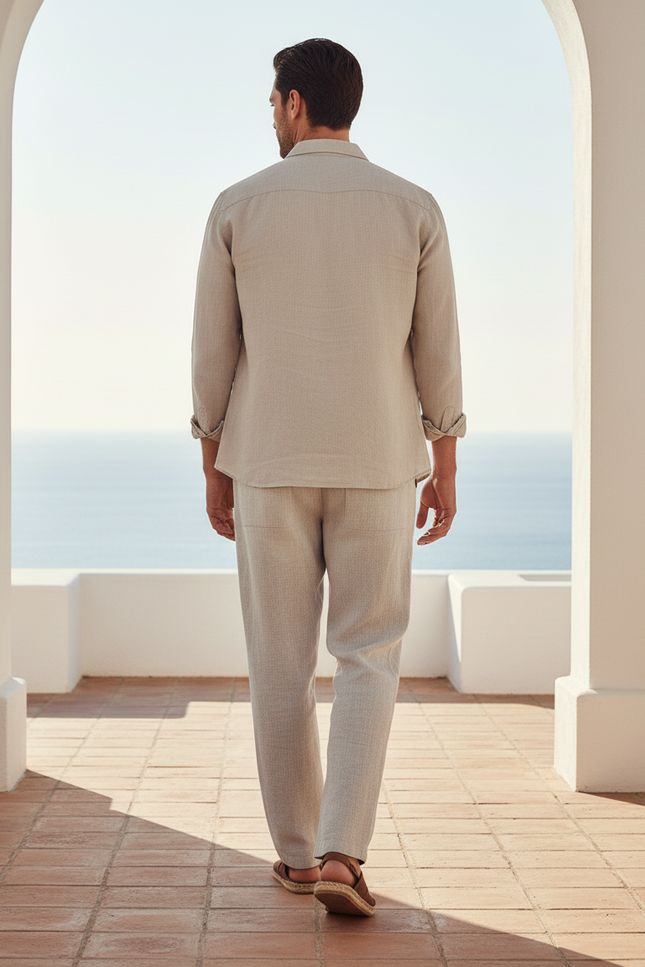 Ensemble Lin Pantalon - Beige - vue 2