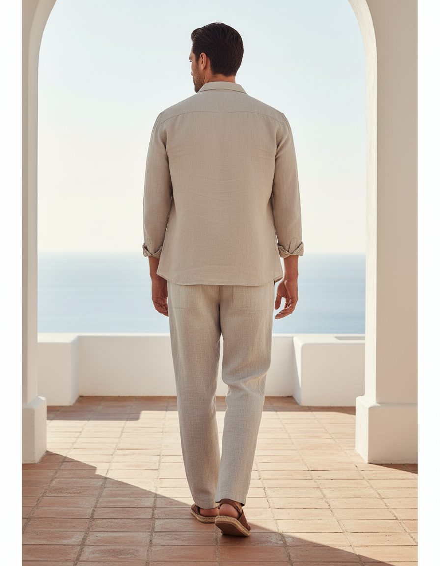 Ensemble Lin Pantalon - Beige - vue 2