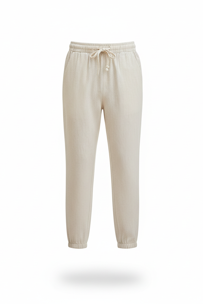Pantalon Lin Beige Garcon - vue 3