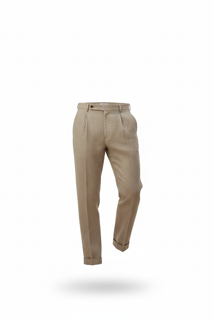 Pantalon Lin Italien - Beige - vue 3