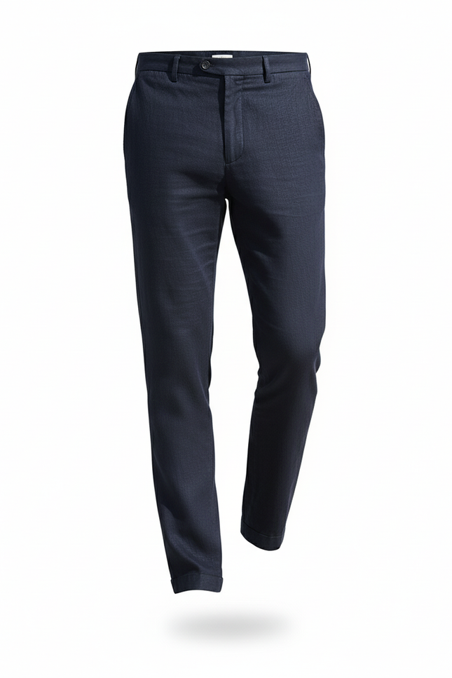 Pantalon Chemise Lin - Marine - vue 3