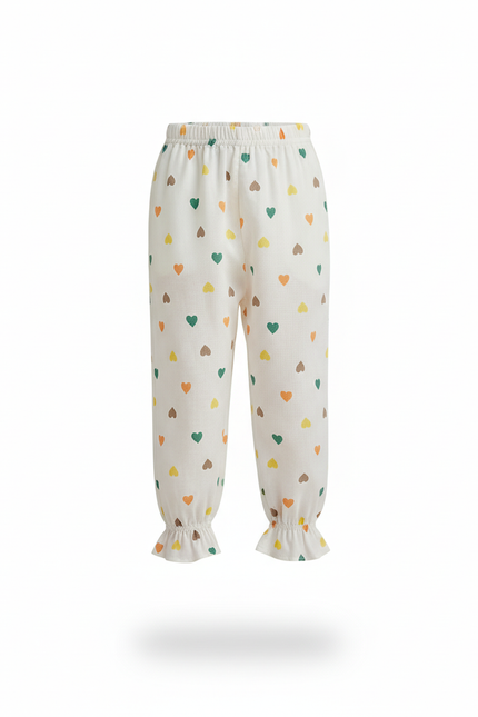 Pantalon Lin Blanc Bebe - Multicolore - vue 3