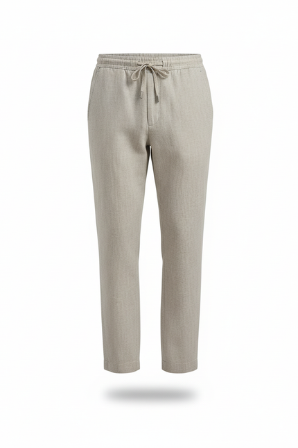 Pantalon Lin Luxe - Gris - vue 3