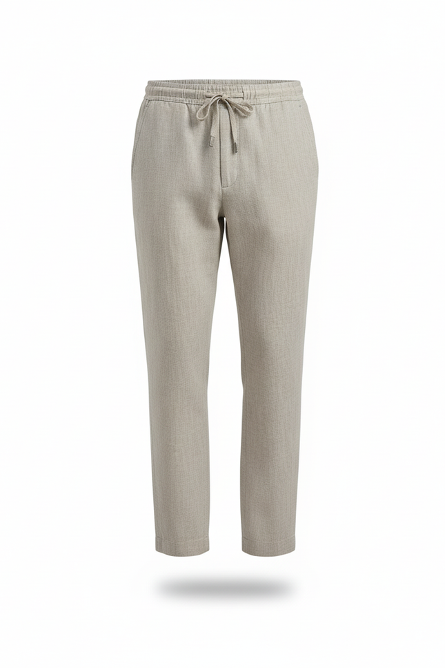 Pantalon Lin Luxe - Gris - vue 3