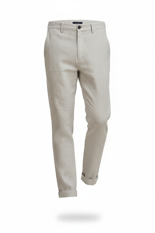 Pantalon Chino Lin - Beige - vue 3