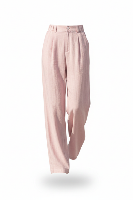 Pantalon Lin Rose Femme - vue 3
