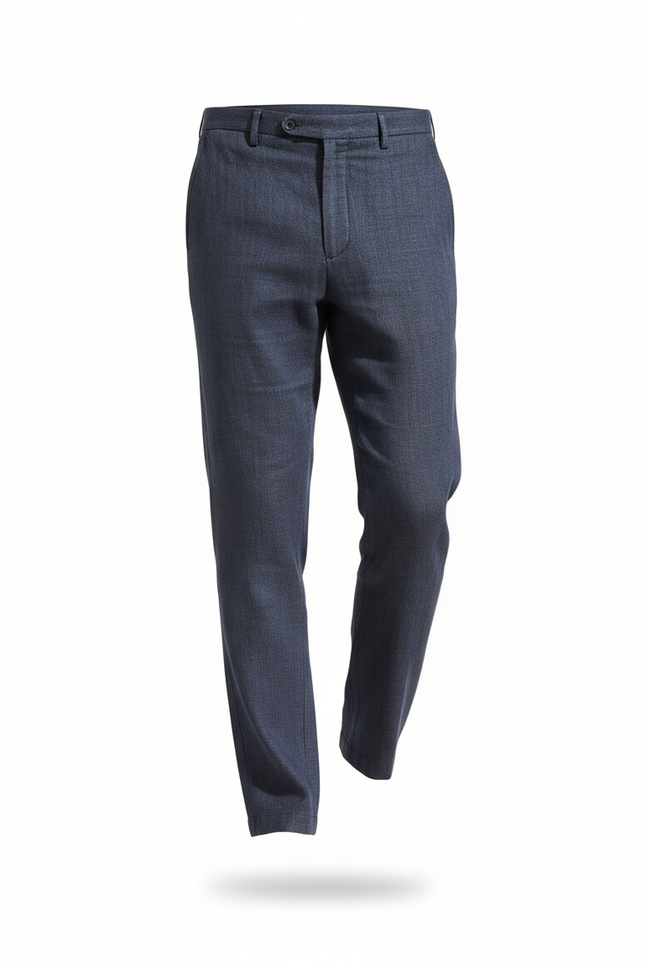 Pantalon Été Lin - Marine - vue 3