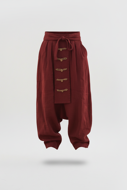 Pantalon Yoga Lin - Bordeaux - vue 3