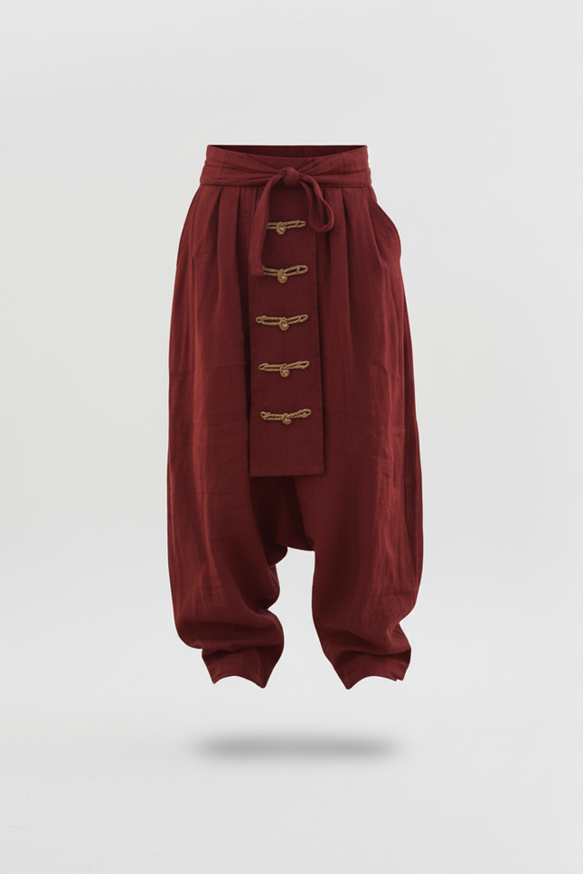 Pantalon Yoga Lin - Bordeaux - vue 3