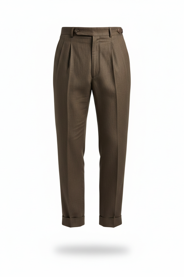 Pantalon Gurkha Lin - Marron - vue 3