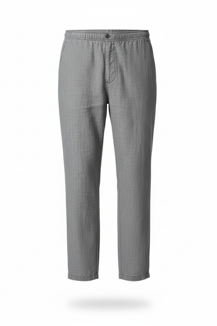 Ensemble Pantalon Lin Homme - Gris - vue 3