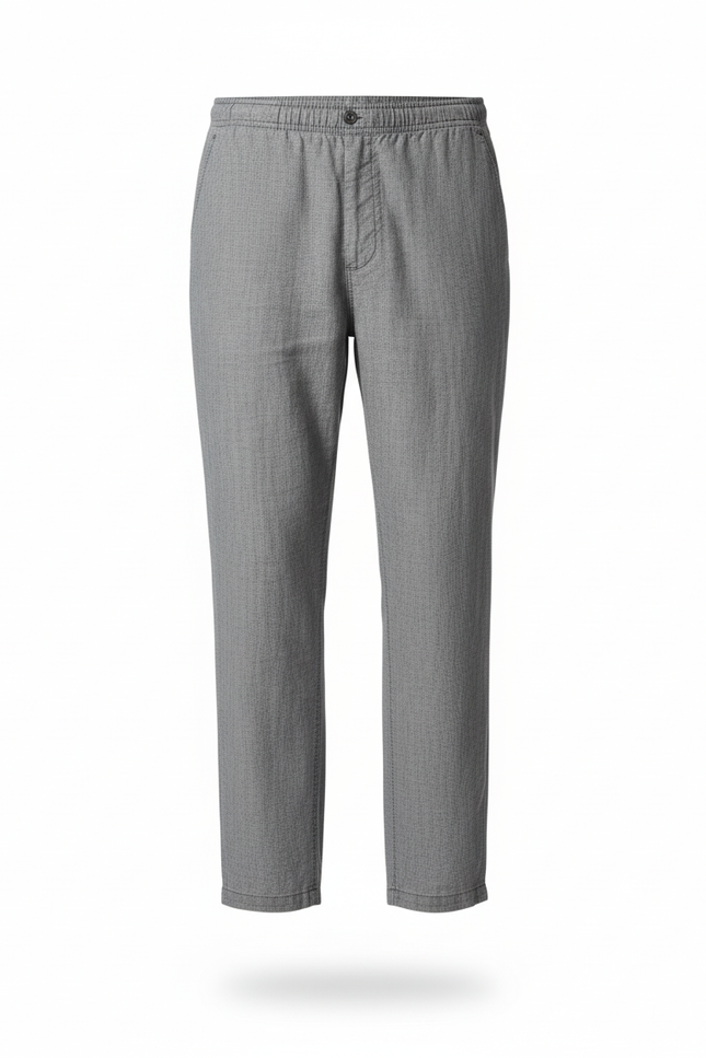 Ensemble Pantalon Lin Homme - Gris - vue 3
