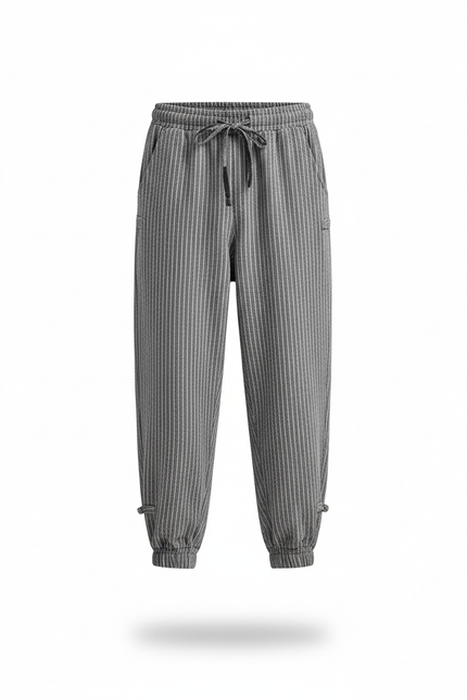 Pantalon Japonais Lin - Gris - vue 3
