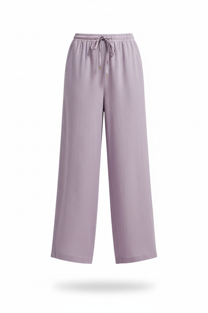 Pantalon Lin Violet - vue 3