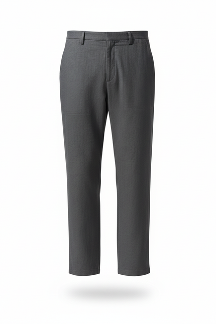 Pantalon Homme Lin Gris - vue 3
