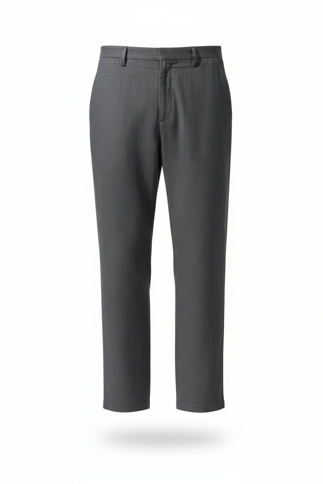 Pantalon Homme Lin Gris - vue 3